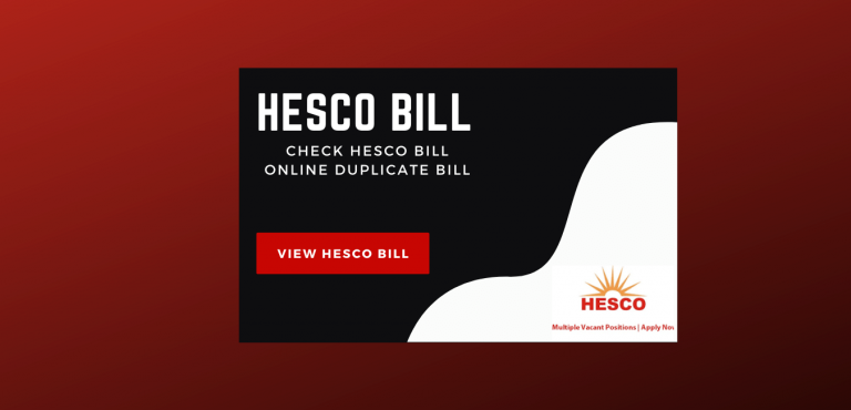 HESCO Bill Online – Check Your Hyderabad Electricity Bill