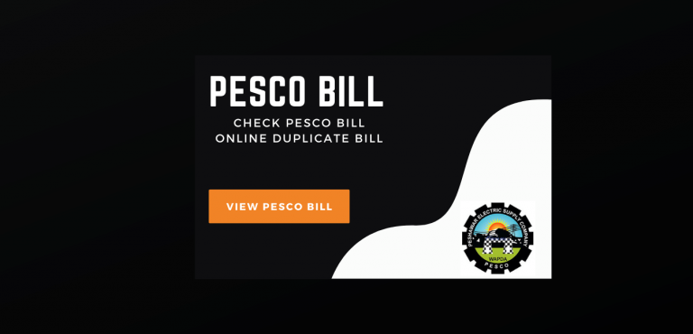 PESCO Bill Online