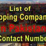 Shipping Companies in Pakistan