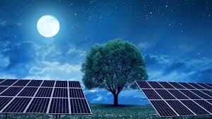 Night Solar Panel Launch